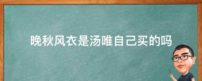 晚秋风衣是汤唯自己买的吗