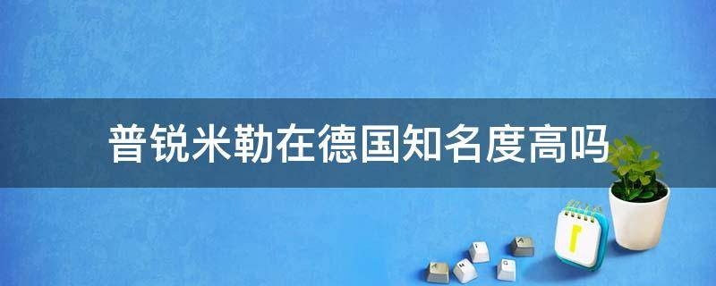 普锐米勒在德国知名度高吗