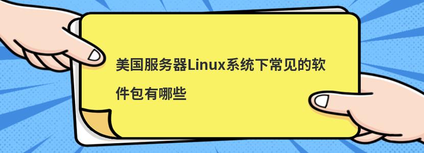 美国服务器Linux系统下常见的软件包有哪些