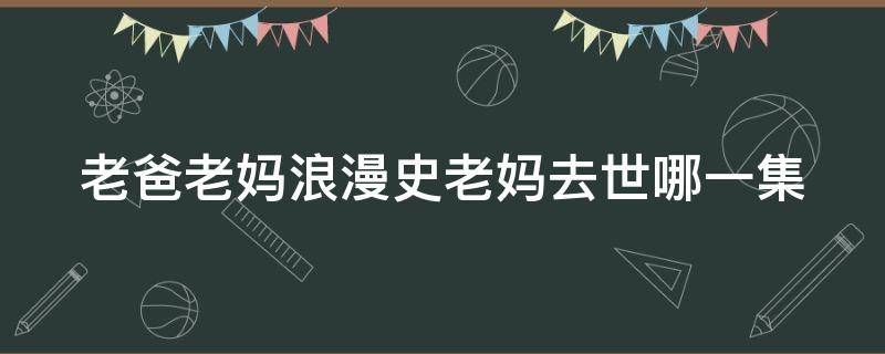 老爸老妈浪漫史老妈去世哪一集