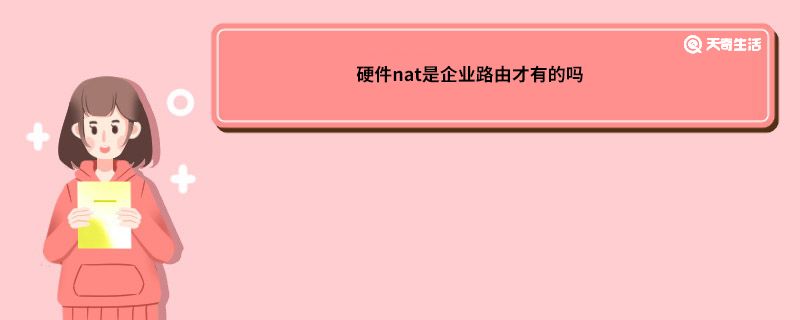 硬件nat是企业路由才有的吗 硬件nat是企业路由才有吗