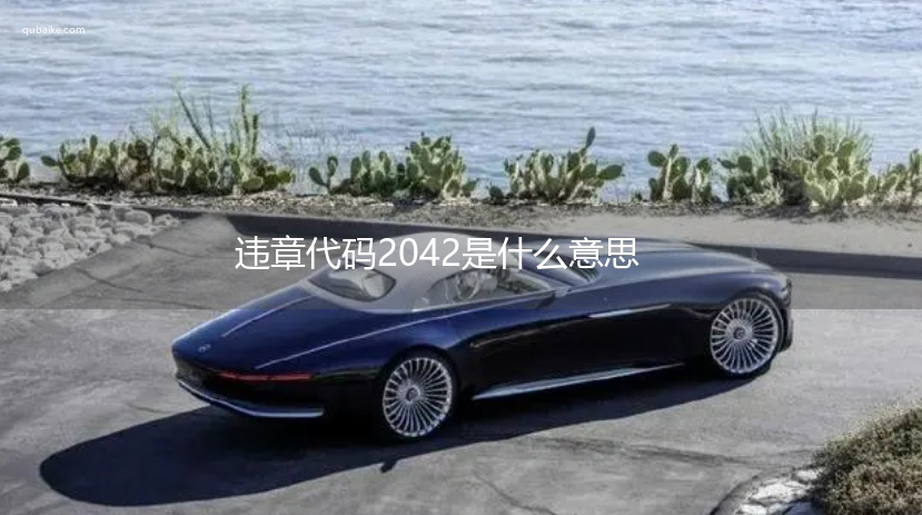 违章代码2042是什么意思 2042违章代码怎么处罚