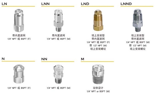 精细雾化喷嘴与空气雾化喷嘴的区别