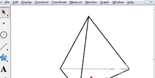 几何画板如何切割三棱锥,几何画板切割三棱锥的方法