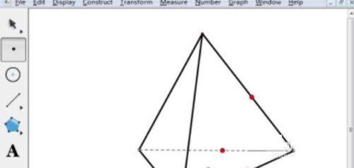 几何画板如何切割三棱锥,几何画板切割三棱锥的方法