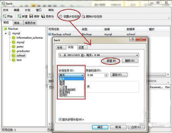 Navicat,for,MySQL怎么创建备份计划？,Navicat,for,MySQL创建备份计划教程