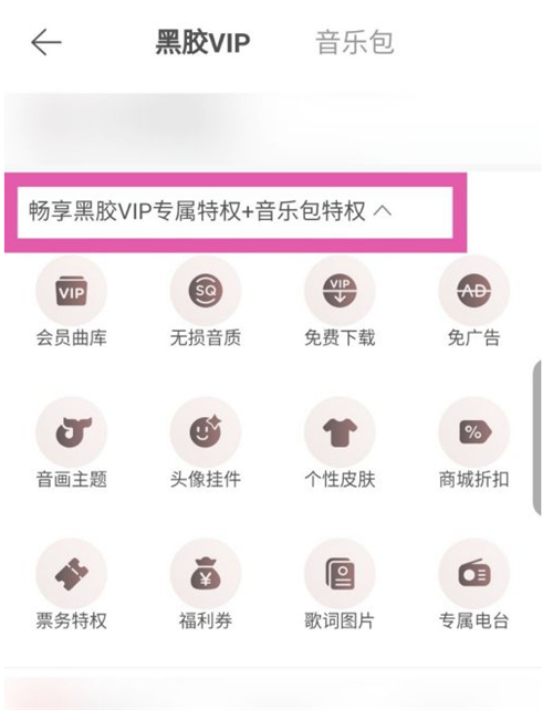 网易云音乐黑胶vip与音乐包有什么不同,网易云音乐黑胶vip和音乐包区别说明