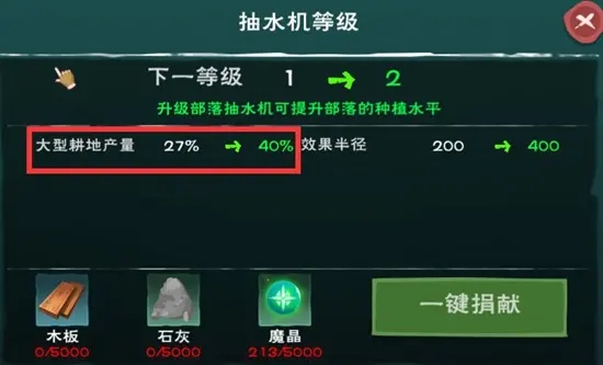 创造与魔法满级抽水机的收益