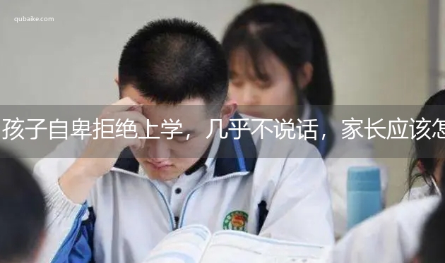 孩子自卑拒绝上学，几乎不说话，家长应该怎么办