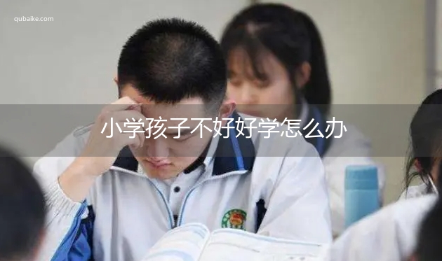 小学孩子不好好学怎么办