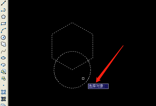 AutoCAD2007如何使用差集工具,使用差集工具的方法