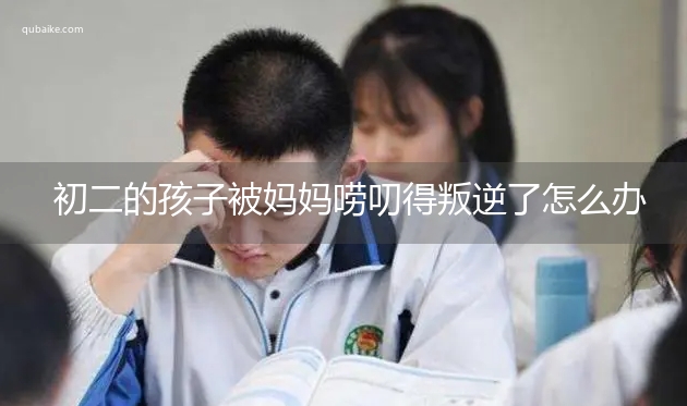 初二的孩子被妈妈唠叨得叛逆了怎么办