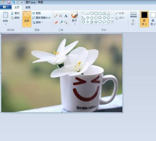 win7自带画图工具怎么抠图,win7自带画图工具的抠图教程
