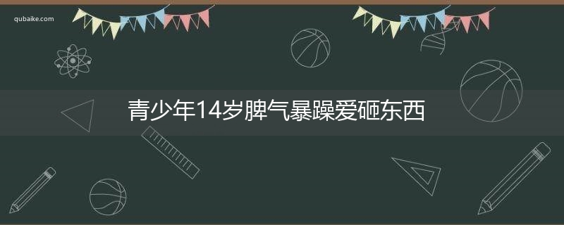 青少年14岁脾气暴躁爱砸东西