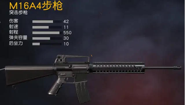 荒野行动m16A4测评