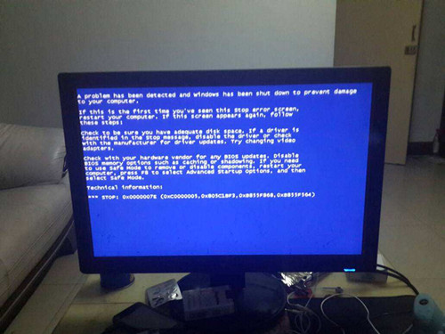 电脑开机就蓝屏的原因  电脑开机就蓝屏了怎么办