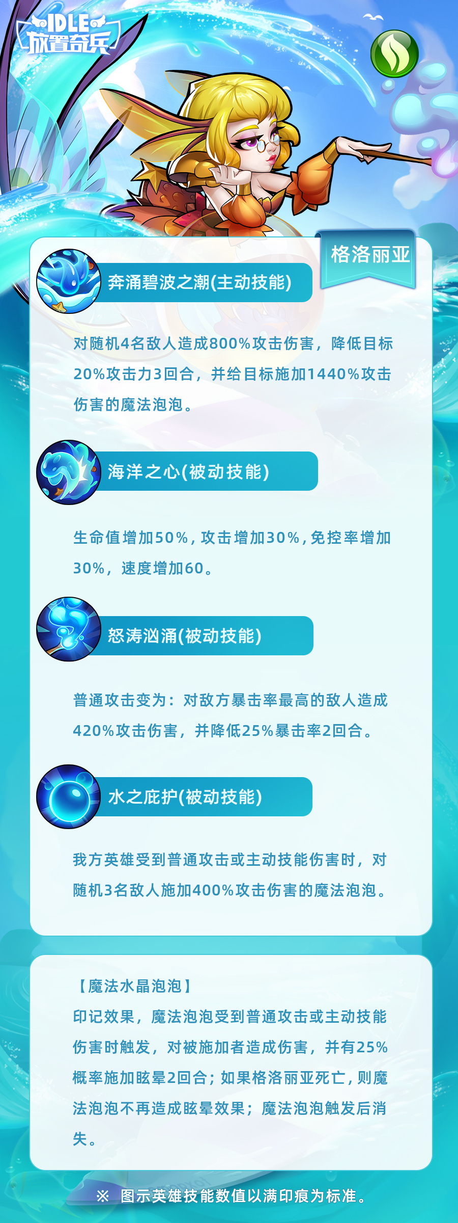 放置奇兵英雄芙洛拉技能分享 芙洛拉技能效果一览