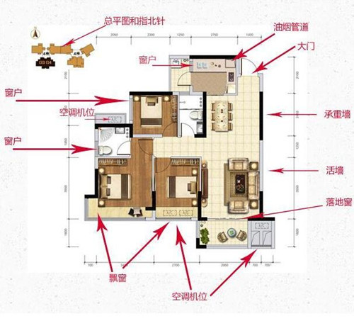 2016牡丹江房价走势图 3张图教你在牡丹江买房看懂户型图