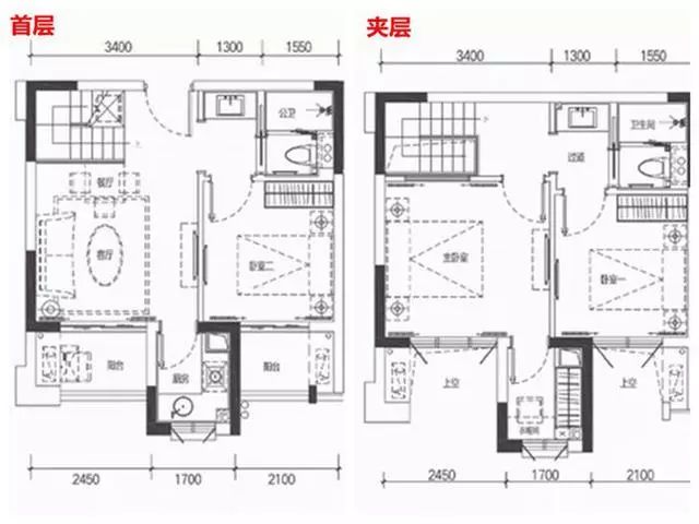 你能想象58㎡房子做复式三房？