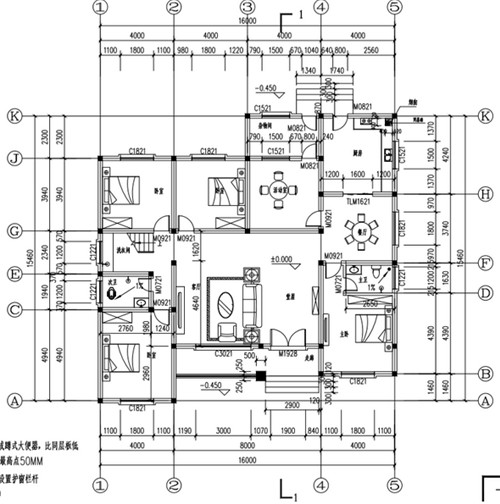 自建房一层楼设计图 农村自建房一层20万够吗