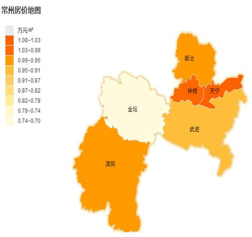 常州2016房价走势图 2017常州买小户型有什么要注意