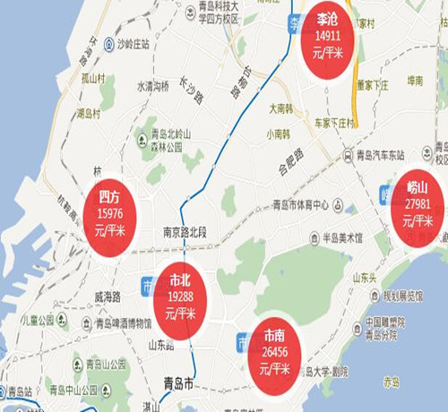 2017胶南房价走势图 西海岸胶南房价将稳中求进