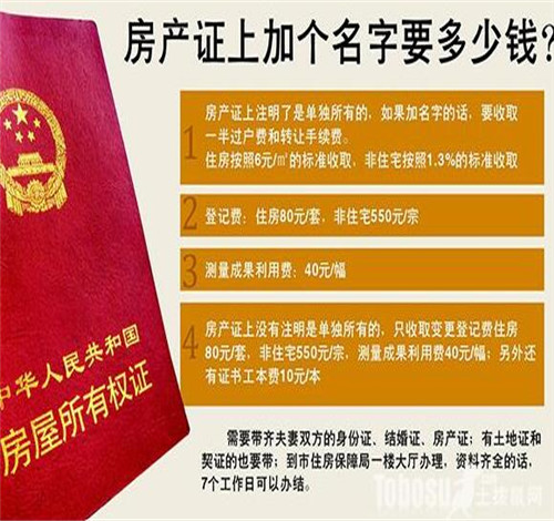 房产证上加名字新政策 2017房产证上加名字规定