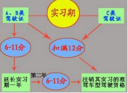 2021实习期驾驶证扣分新规定