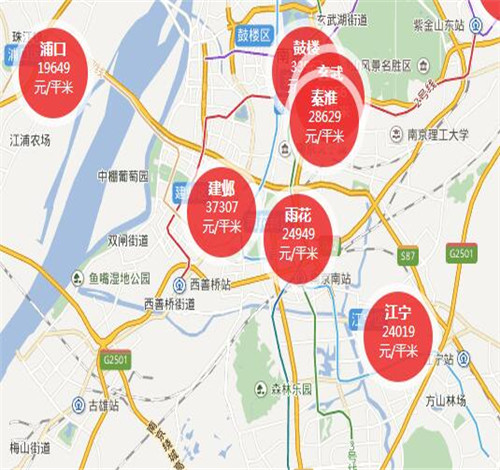 南京江宁区2017房价走势图 限购之下千万别在南京这样买房