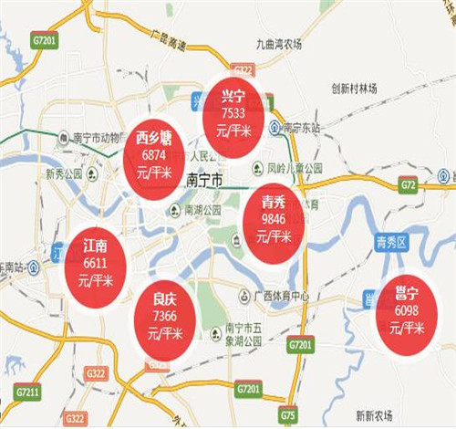 南宁2017房价走势图 在南宁买学区房一定要知道这些