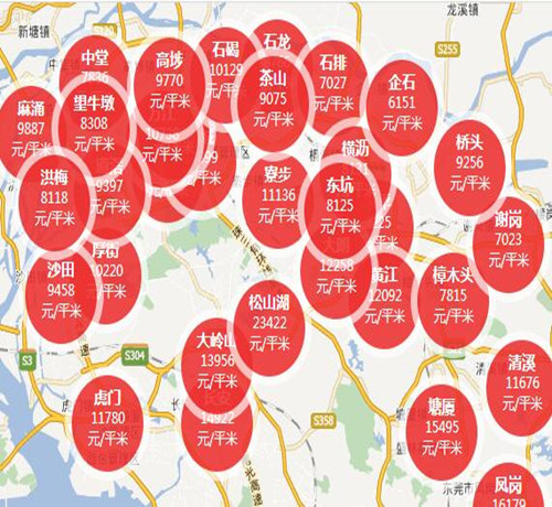 2017塘厦房价走势图 东莞塘厦房价竟高过广州南沙