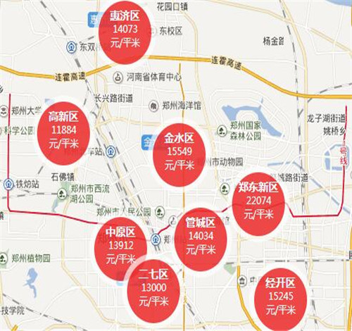 郑州2017房价走势图 限购令下郑州楼市该何去何从