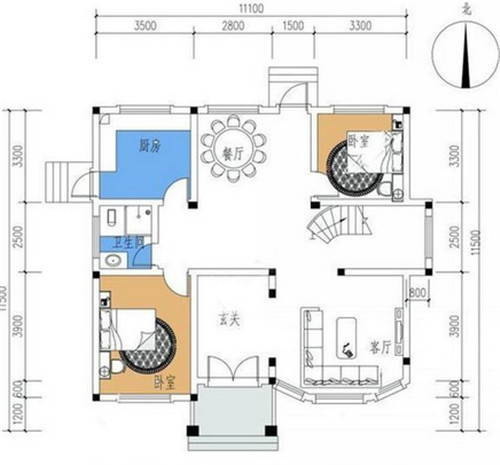 3套自建房平面图带您体会三层别墅的独特魅力