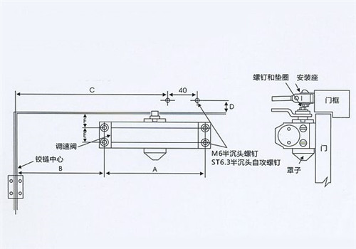 闭门器怎样调开门轻