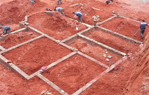 农村建房地基打桩图农村建筑地基打桩步骤是怎样的