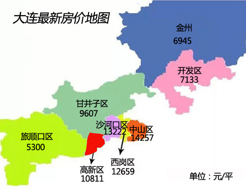 2016大连房价走势图 大连房价会下跌吗