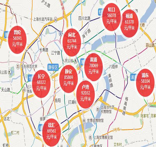 2016黄浦区房价走势图 上海买市区小房和郊区大房哪个好