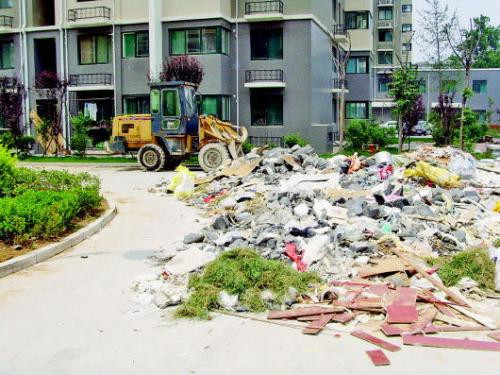 小区建筑垃圾堆放规定