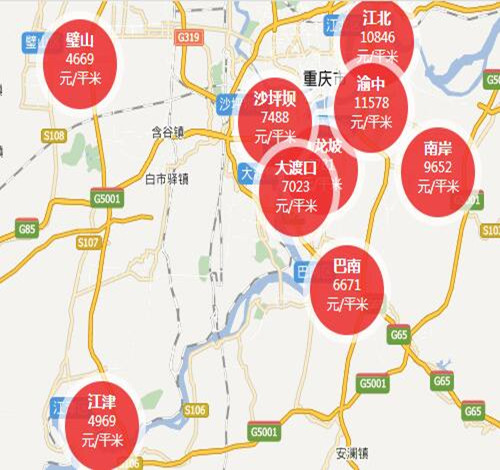 2017重庆江津房价走势图 2017年重庆江津房价预测