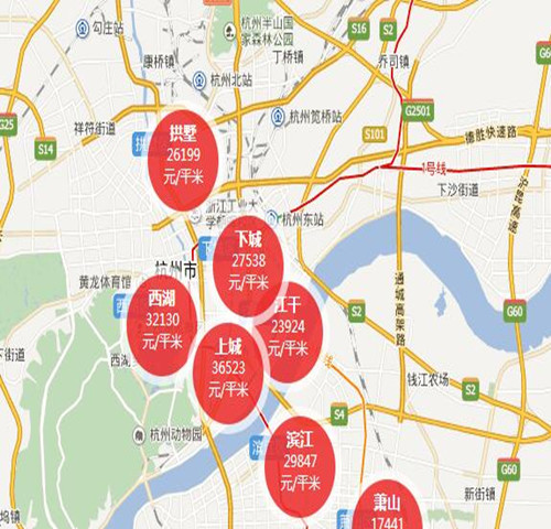 杭州2016年房价走势图 外地人在杭州买房落户要什么条件