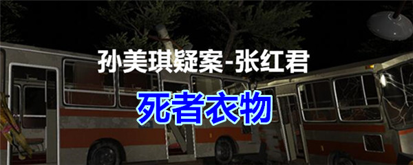 张红君疑案死者衣物在哪找_孙美琪疑案张红君五级线索死者衣物