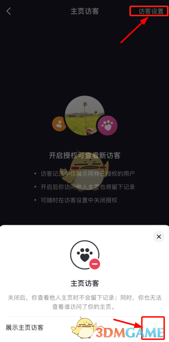 抖音主页访客设置在哪里_抖音主页访客怎么设置