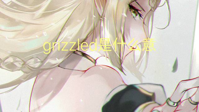 grizzled是什么意思 grizzled的翻译、读音、例句、中文解释