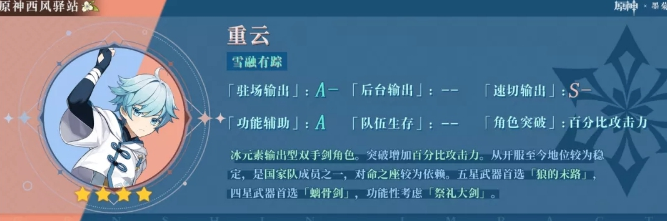 原神2.2暂别冬都卡池值得抽吗_2.2公子复刻卡池抽取建议