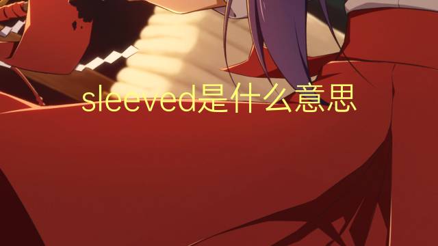 sleeved是什么意思 sleeved的翻译、读音、例句、中文解释