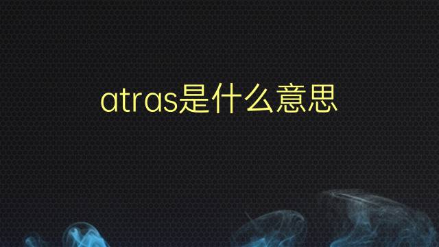 atras是什么意思 atras的翻译、读音、例句、中文解释