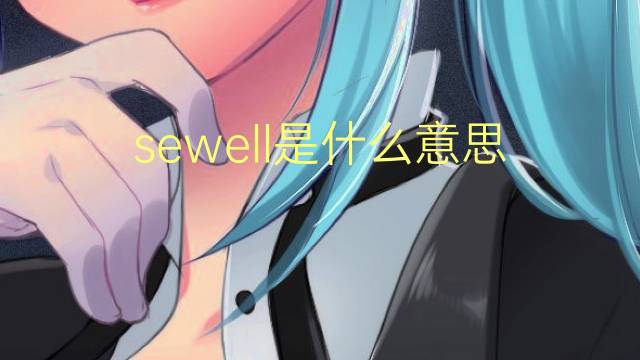 sewell是什么意思 英文名sewell的翻译、发音、来源