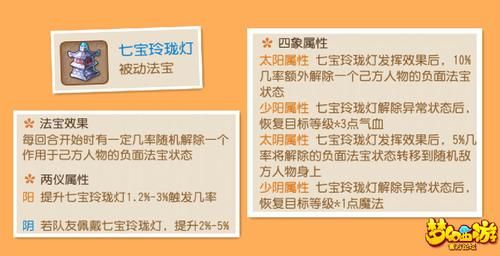 梦幻西游手游七宝玲珑灯怎么样_梦幻西游手游七宝玲珑灯法宝介绍