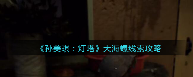 孙美琪疑案灯塔线索大海螺在哪里_2022灯塔大海螺线索攻略获取位置