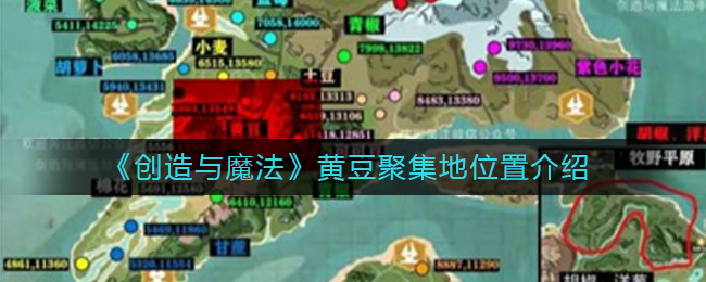 创造与魔法黄豆聚集地在哪里_黄豆聚集地位置介绍